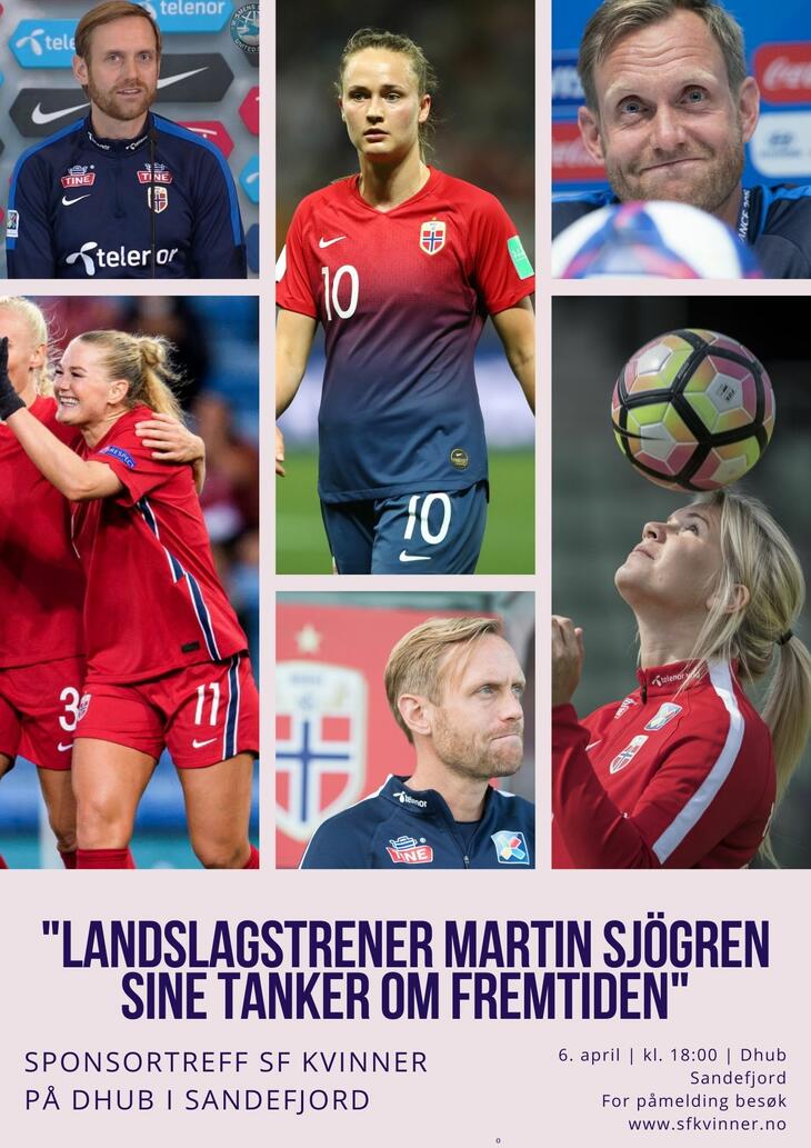 Martin Sjøgrenn kommer til SF Kvinner sponsortreff 6. april 2022