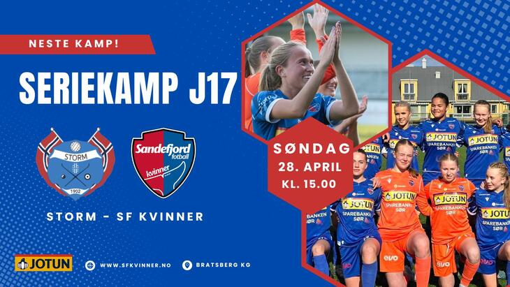 Seriekamp J17 Storm - SF Kvinner